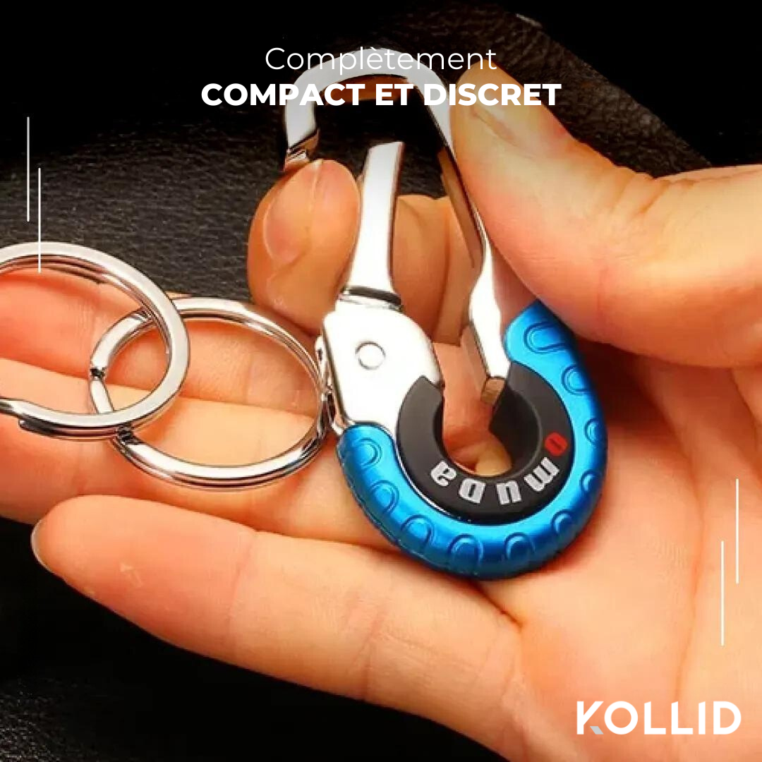 Gesmede metalen autosleutelhanger - MetalKey™