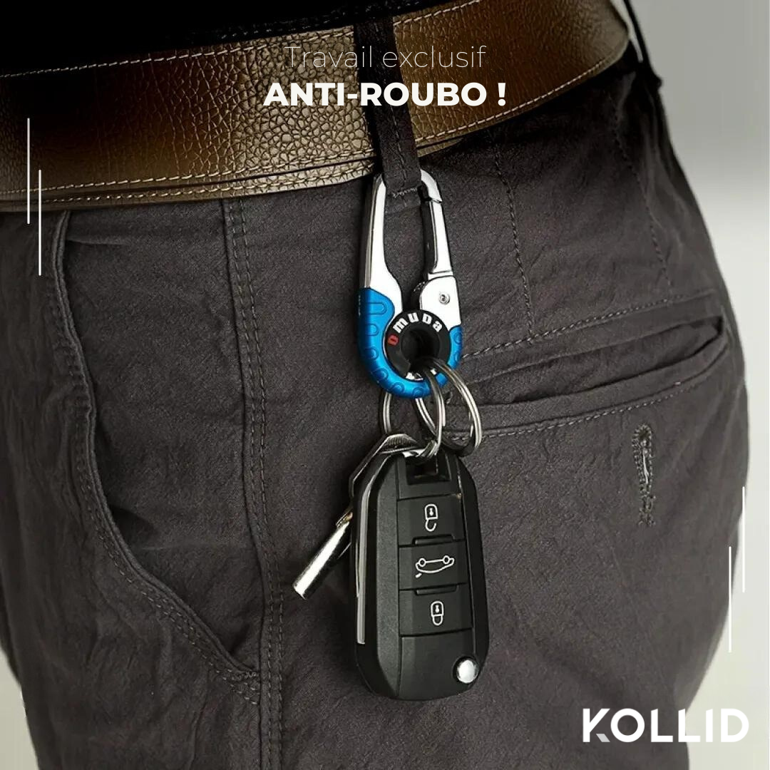 Gesmede metalen autosleutelhanger - MetalKey™