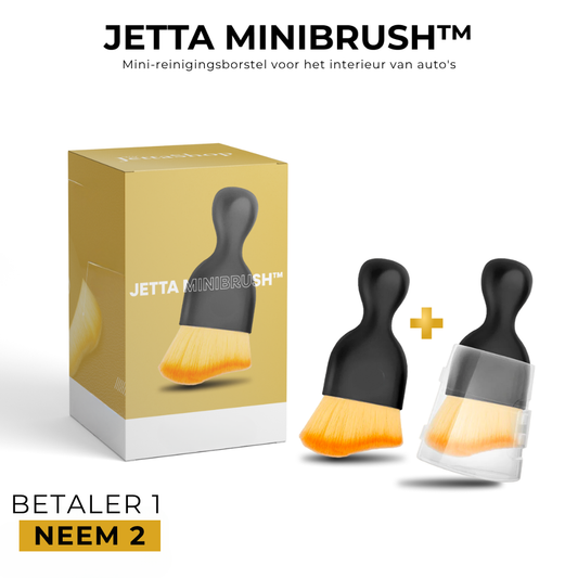 Mini-reinigingsborstel voor auto-interieur - Jetta MiniBrush™