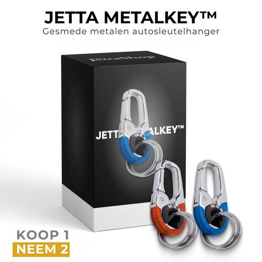 Gesmede metalen autosleutelhanger - Jetta MetalKey™