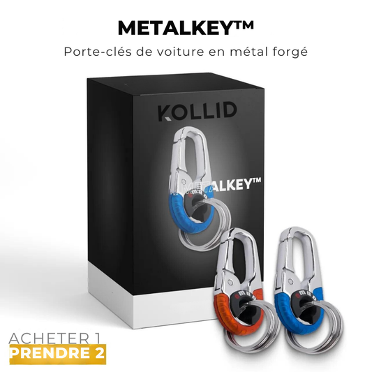 Gesmede metalen autosleutelhanger - MetalKey™