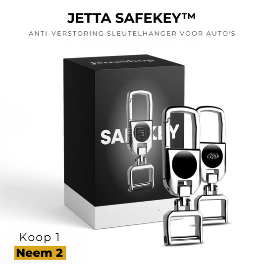 [BETAAL 1, KRIJG 2] Anti-diefstal autosleutelhanger - Jetta SafeKey™