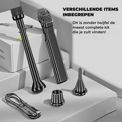 MaxJetta™ draagbare stofzuiger + 4 EXCLUSIEVE ACCESSOIRES [EXCLUSIEF CADEAU]