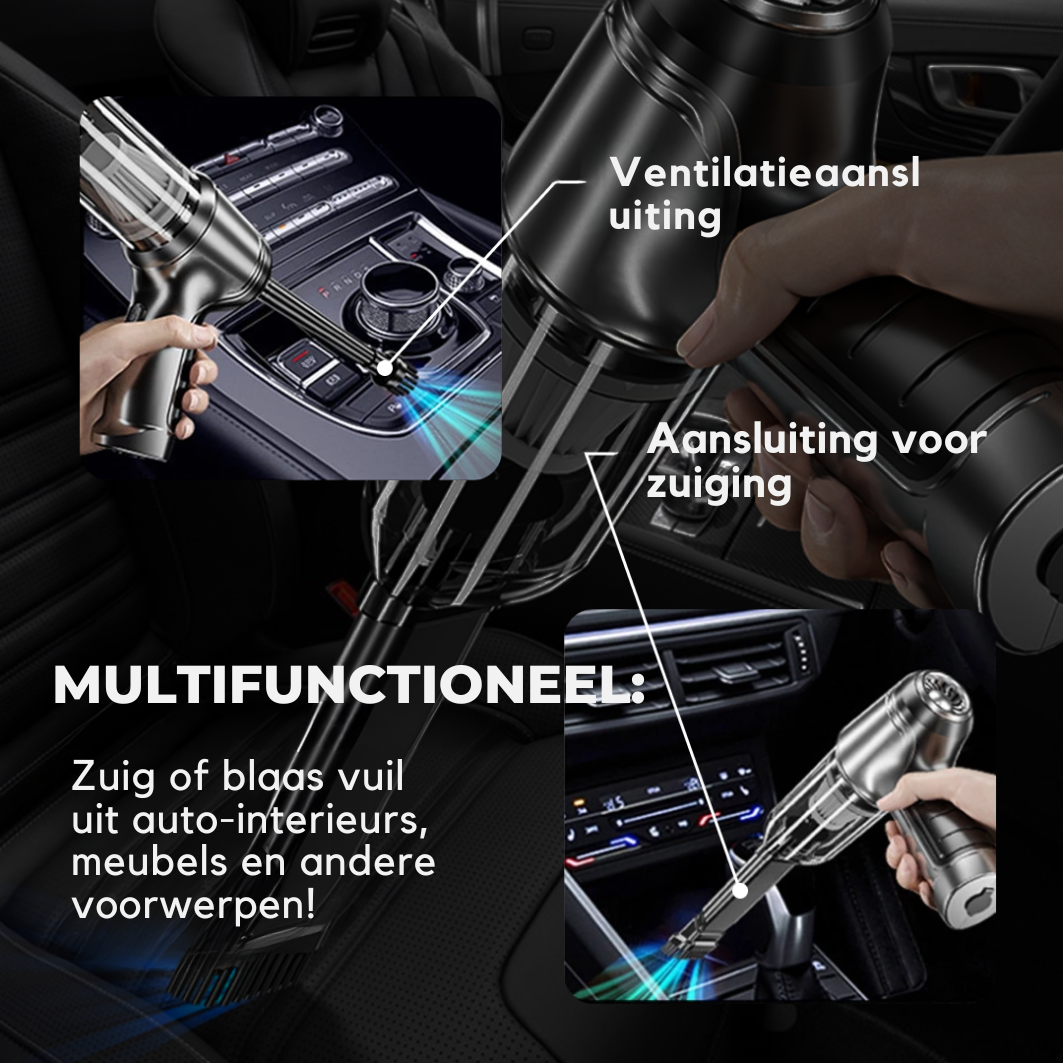 MaxJetta™ draagbare stofzuiger + 4 EXCLUSIEVE ACCESSOIRES [EXCLUSIEF CADEAU]
