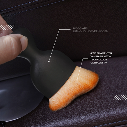 Mini-reinigingsborstel voor auto-interieur - Jetta MiniBrush™