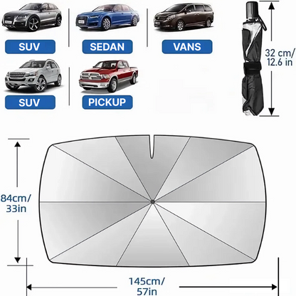 Paraplu voor autobescherming - Jetta SunCover™ [BEPERKTE VOORRAAD]
